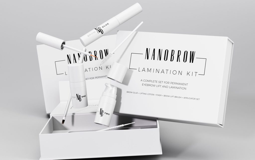 Nanobrow Lamination Kit per la laminazione delle sopracciglia fai da te – Trattamento Rapido e Facile in casa